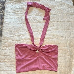 Pink Halter Top